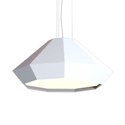 Accord Diamond 1224.25 Pendant Light - Iredesent White