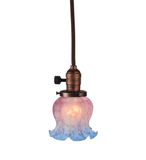 Meyda Tiffany Melon Flower 110415 Pendant Light - Burnished Copper