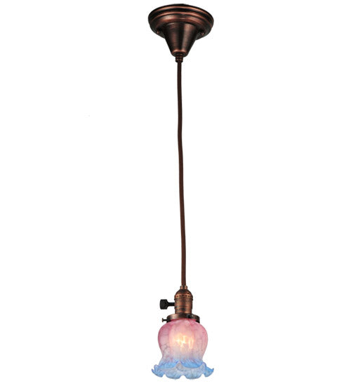 Meyda Tiffany Melon Flower 110415 Pendant Light - Burnished Copper