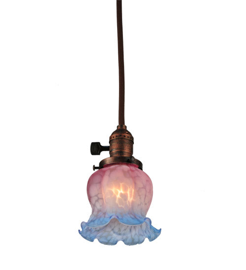 Meyda Tiffany Melon Flower 110415 Pendant Light - Burnished Copper