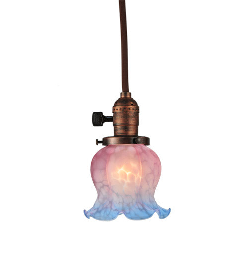 Meyda Tiffany Melon Flower 110415 Pendant Light - Burnished Copper