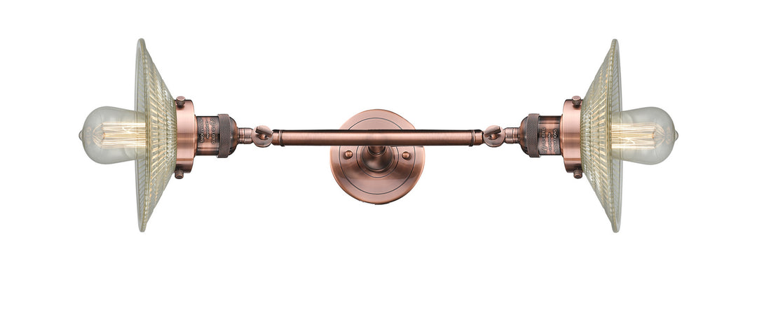 Innovations Franklin Restoration 208L-AC-G2 Bath Vanity Light 9 in. wide - Antique Copper