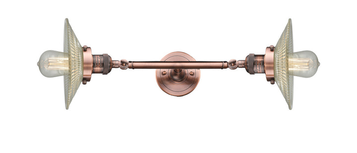 Innovations Franklin Restoration 208L-AC-G2 Bath Vanity Light 9 in. wide - Antique Copper