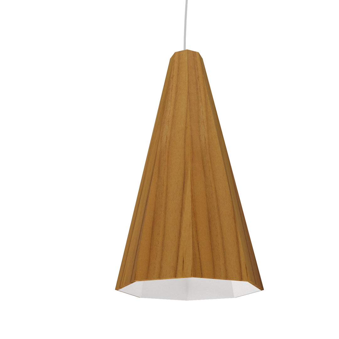 Accord Facet 1231.12 Pendant Light - Teak