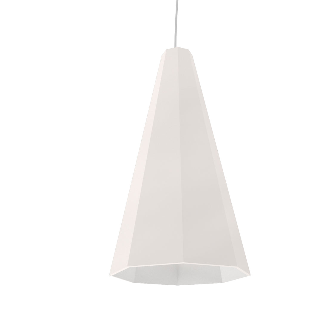 Accord Facet 1231.25 Pendant Light - Iredesent White