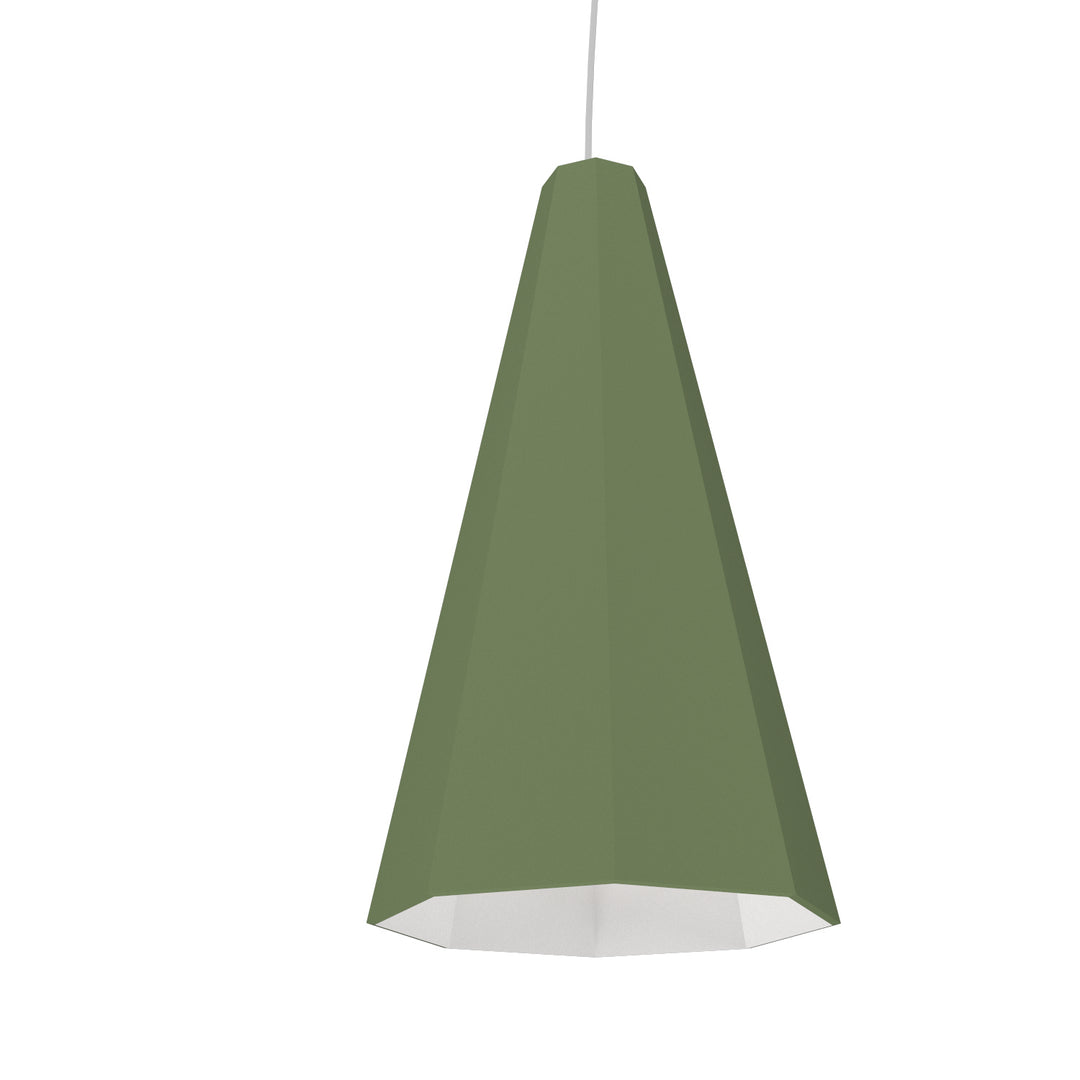 Accord Facet 1231.30 Pendant Light - Olive Green