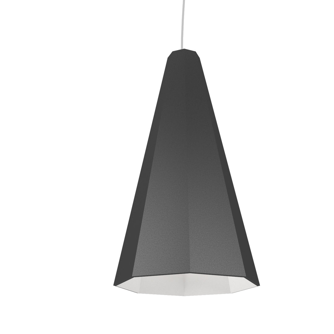 Accord Facet 1231.39 Pendant Light - Lead Grey