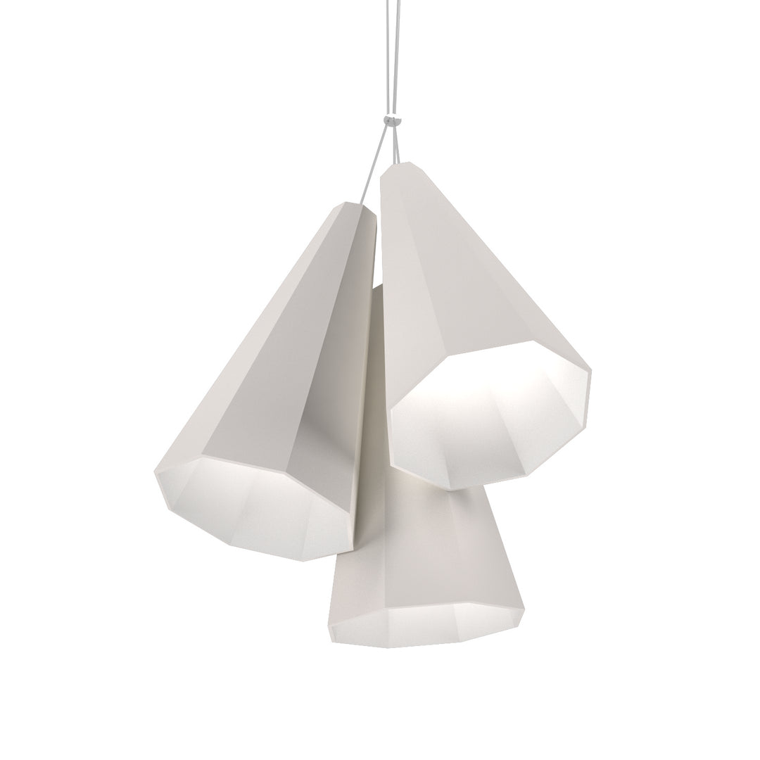 Accord Facet 1232.25 Pendant Light - Iredesent White