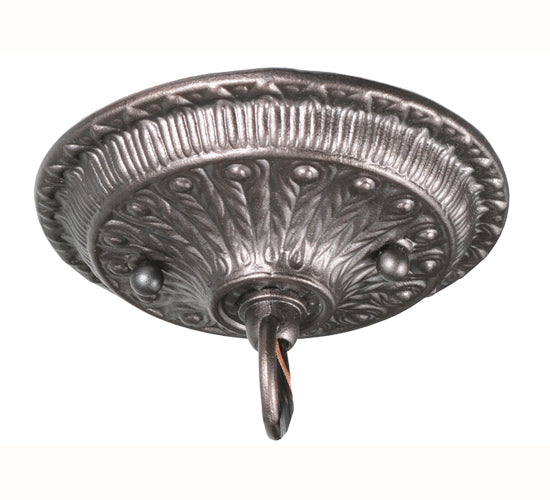 Meyda Tiffany Lighting 110426 Leaping Trout Six Light Chandelier Utility Light Bronze / Dark