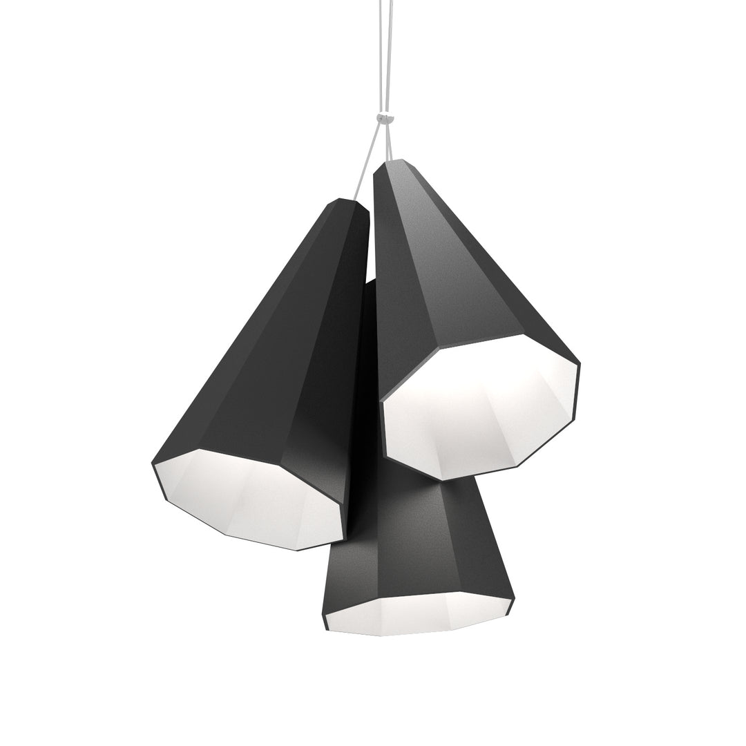 Accord Facet 1232.39 Pendant Light - Lead Grey