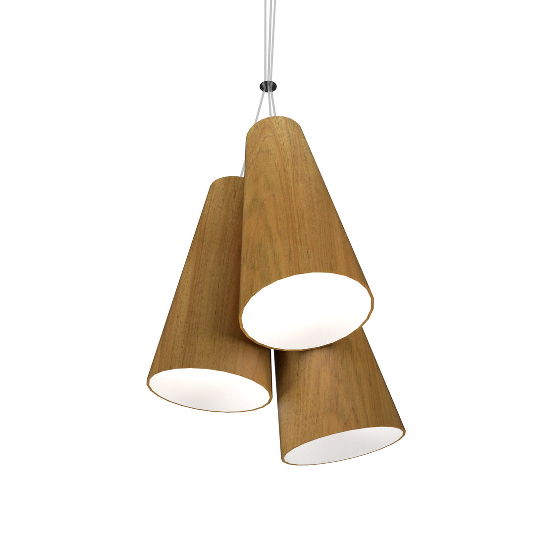 Accord Conical 1234.09 Pendant Light - Louro Freijo