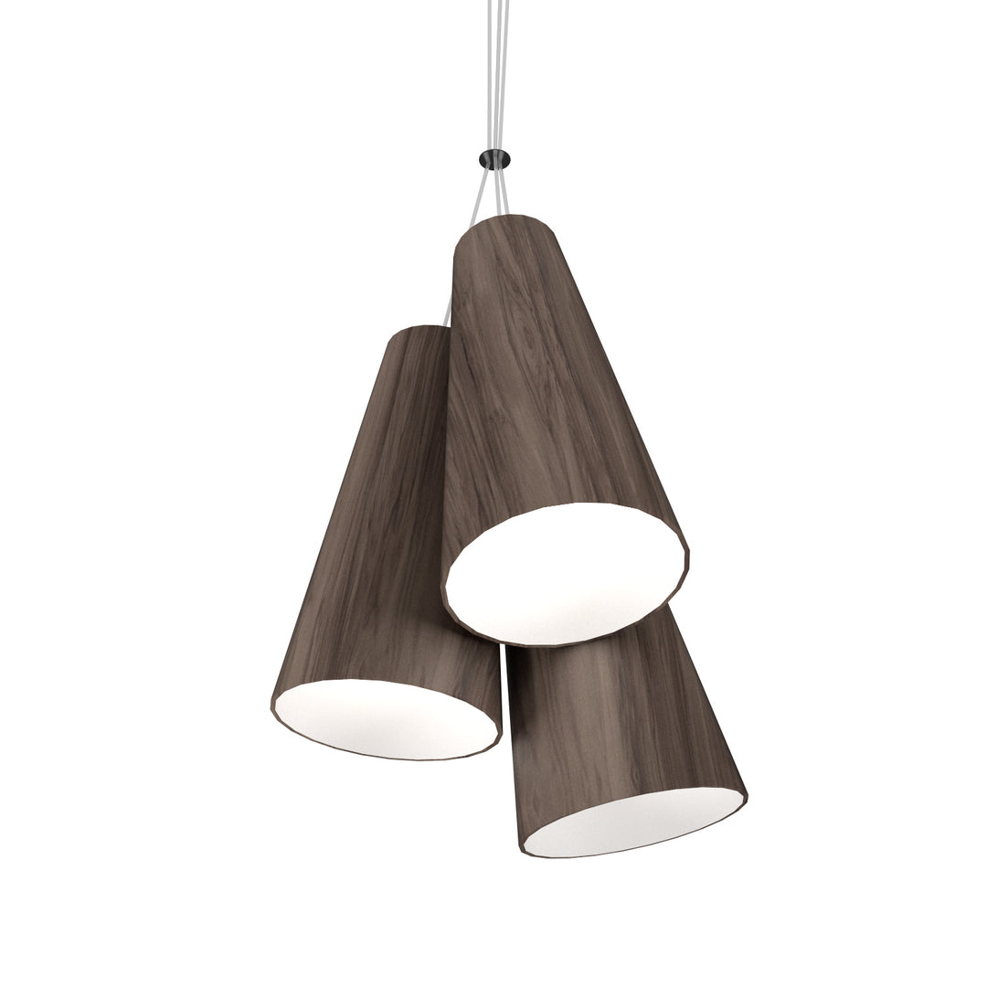 Accord Conical 1234.18 Pendant Light - American Walnut