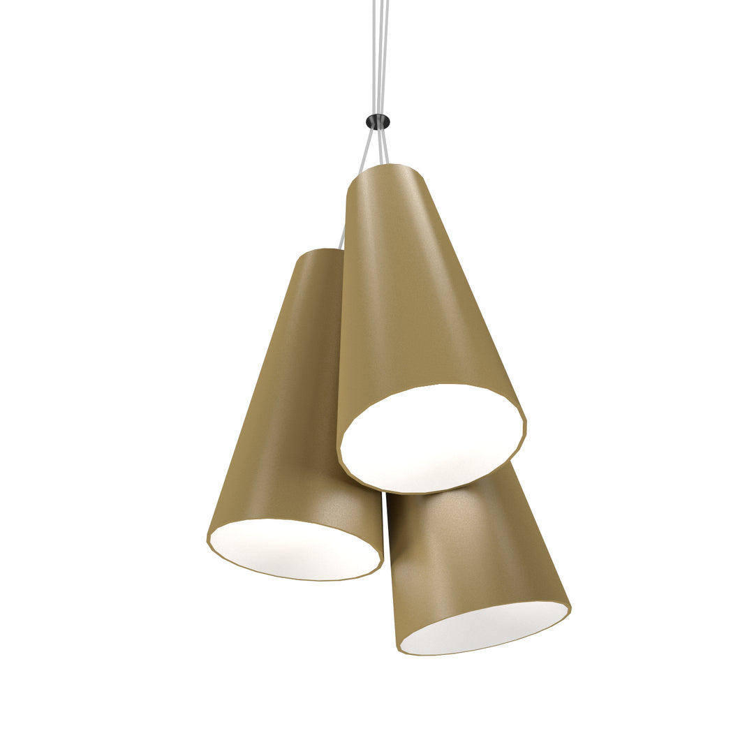 Accord Conical 1234.38 Pendant Light - Pale Gold