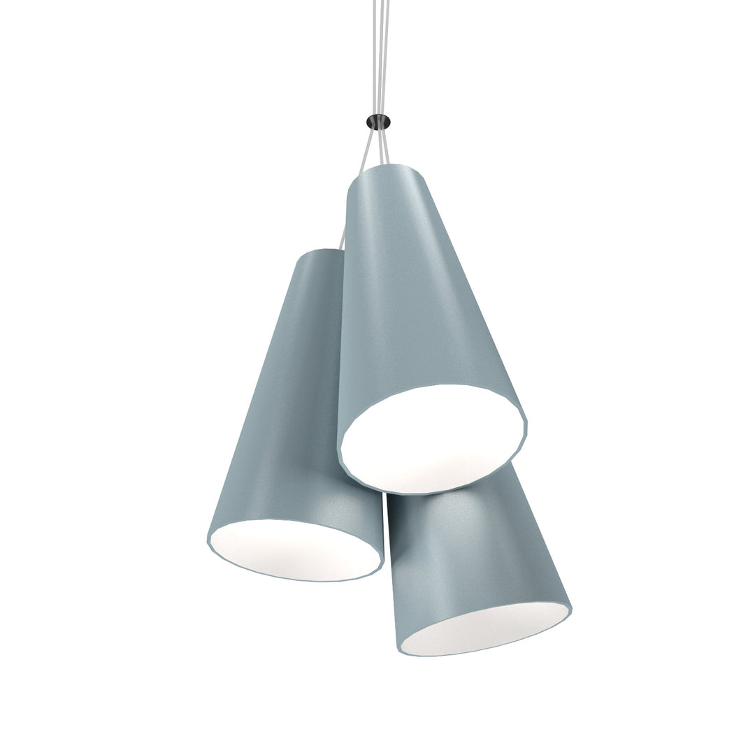 Accord Conical 1234.40 Pendant Light - Satin Blue