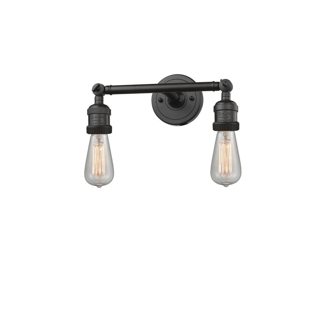 Innovations Franklin Restoration 208LNH-OB Bath Vanity Light 3 in. wide - Oil Rubbed Bronze