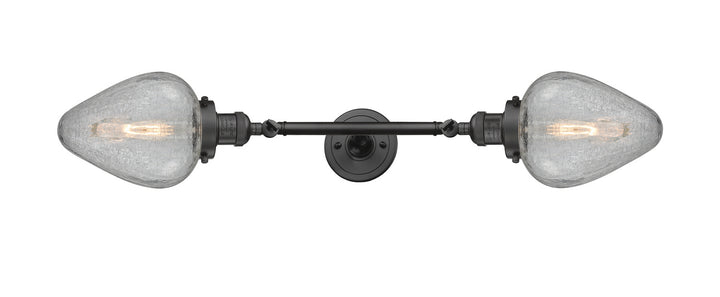 Innovations Franklin Restoration 208L-OB-G165 Bath Vanity Light 7 in. wide - Oil Rubbed Bronze