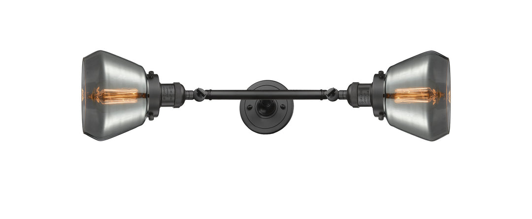 Innovations Franklin Restoration 208L-OB-G173-LED Bath Vanity Light 7 in. wide - Oil Rubbed Bronze