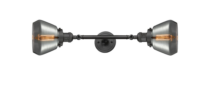 Innovations Franklin Restoration 208L-OB-G173-LED Bath Vanity Light 7 in. wide - Oil Rubbed Bronze