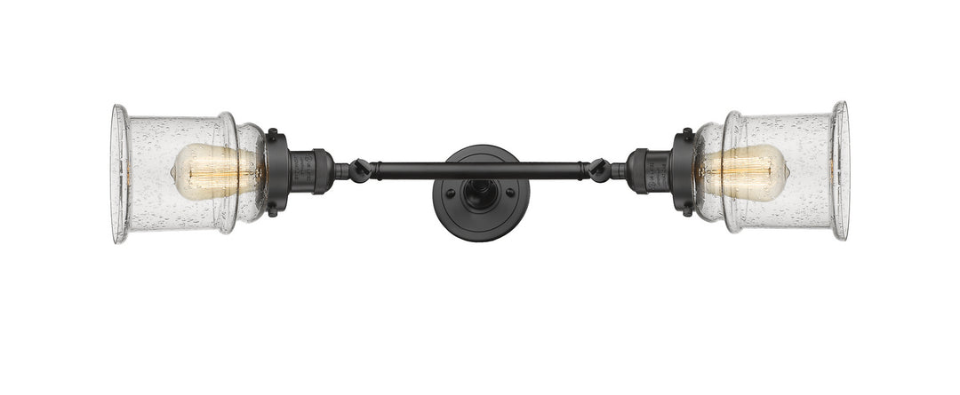 Innovations Franklin Restoration 208L-OB-G184-LED Bath Vanity Light 6 in. wide - Oil Rubbed Bronze