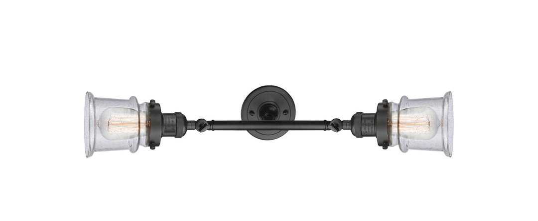 Innovations Franklin Restoration 208L-OB-G184S-LED Bath Vanity Light 6 in. wide - Oil Rubbed Bronze