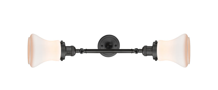 Innovations Franklin Restoration 208L-OB-G191-LED Bath Vanity Light 7 in. wide - Oil Rubbed Bronze