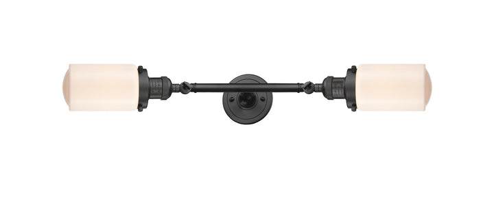 Innovations Franklin Restoration 208L-OB-G311-LED Bath Vanity Light 5 in. wide - Oil Rubbed Bronze