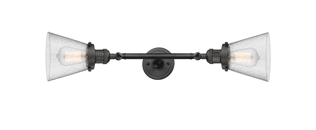 Innovations Franklin Restoration 208L-OB-G64 Bath Vanity Light 7 in. wide - Oil Rubbed Bronze