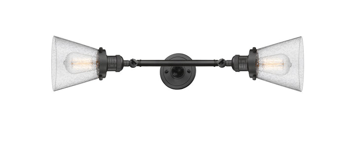 Innovations Franklin Restoration 208L-OB-G64 Bath Vanity Light 7 in. wide - Oil Rubbed Bronze