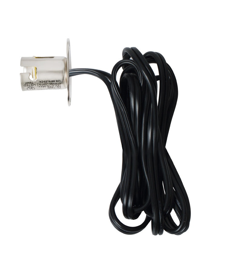 Corona Lighting CX-450  Socket With 5-Foot Cable Decor Black