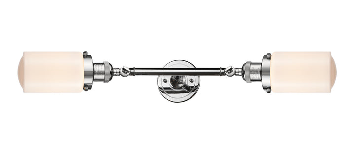 Innovations Franklin Restoration 208L-PC-G311-LED Bath Vanity Light 5 in. wide - Polished Chrome