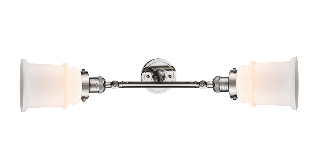 Innovations Franklin Restoration 208L-PN-G181-LED Bath Vanity Light 6 in. wide - Polished Nickel