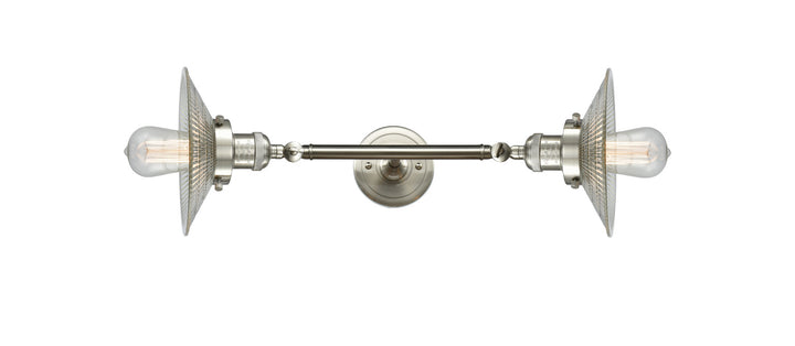Innovations Franklin Restoration 208L-SN-G2 Bath Vanity Light 9 in. wide - Brushed Satin Nickel