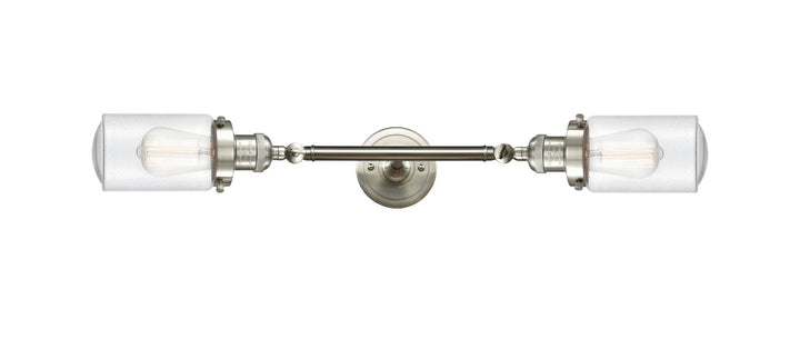 Innovations Franklin Restoration 208L-SN-G314-LED Bath Vanity Light 5 in. wide - Brushed Satin Nickel