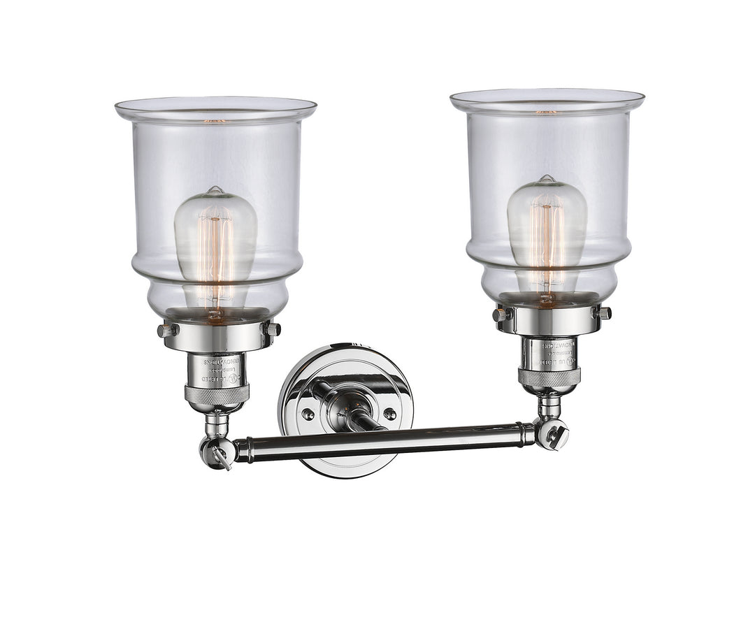 Innovations Franklin Restoration 208-PC-G182-LED Bath Vanity Light 17 in. wide - Polished Chrome