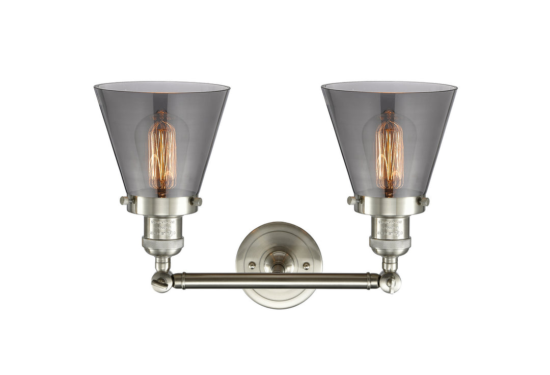 Innovations Franklin Restoration 208-SN-G63-LED Bath Vanity Light 16 in. wide - Brushed Satin Nickel