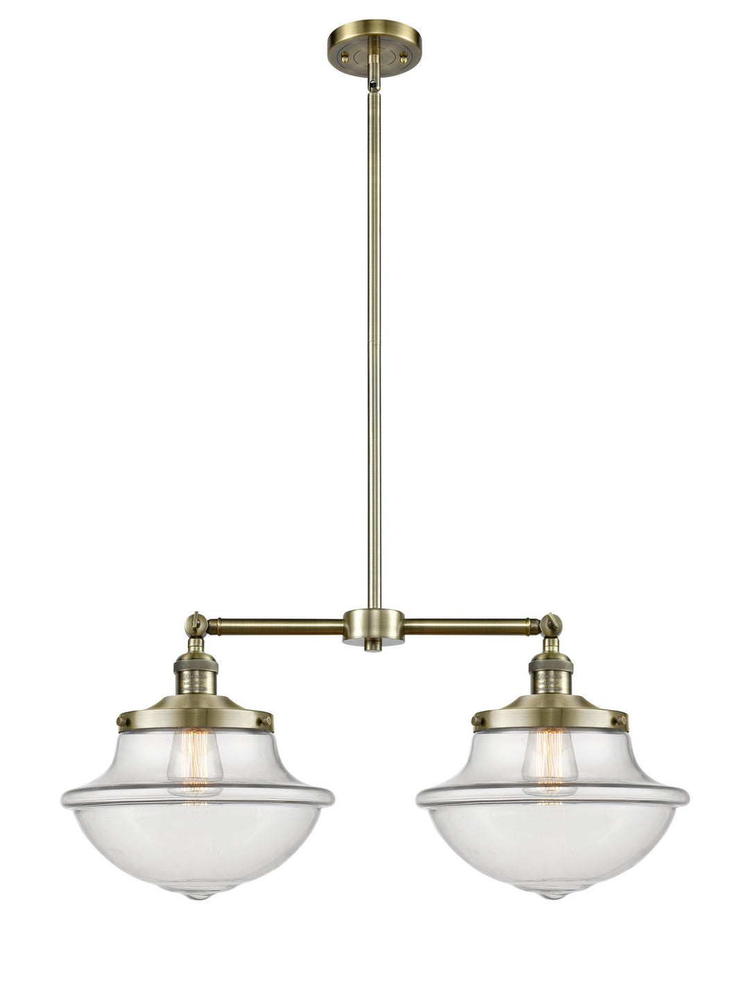 Innovations Franklin Restoration 209-AB-G542 Chandelier Light - Antique Brass