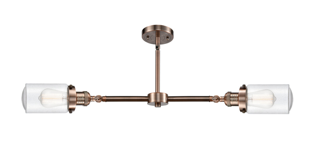 Innovations Franklin Restoration 209-AC-G314-LED Ceiling Light - Antique Copper