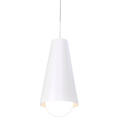 Accord Conical 1250.25 Pendant Light - Iredesent White