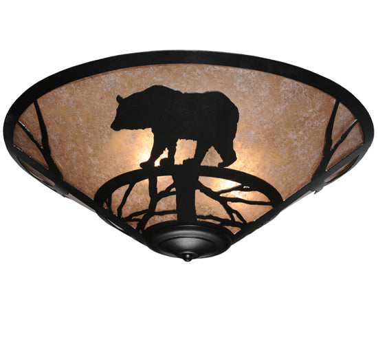 Meyda Tiffany Bear On The Loose 110548 Ceiling Light - Nickel