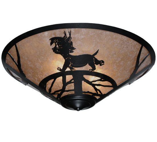 Meyda Tiffany Lynx On The Loose 110549 Ceiling Light - Nickel