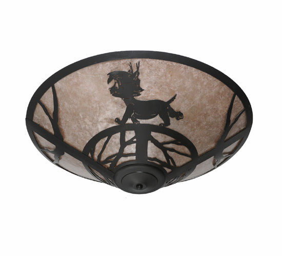 Meyda Tiffany Lynx On The Loose 110549 Ceiling Light - Nickel