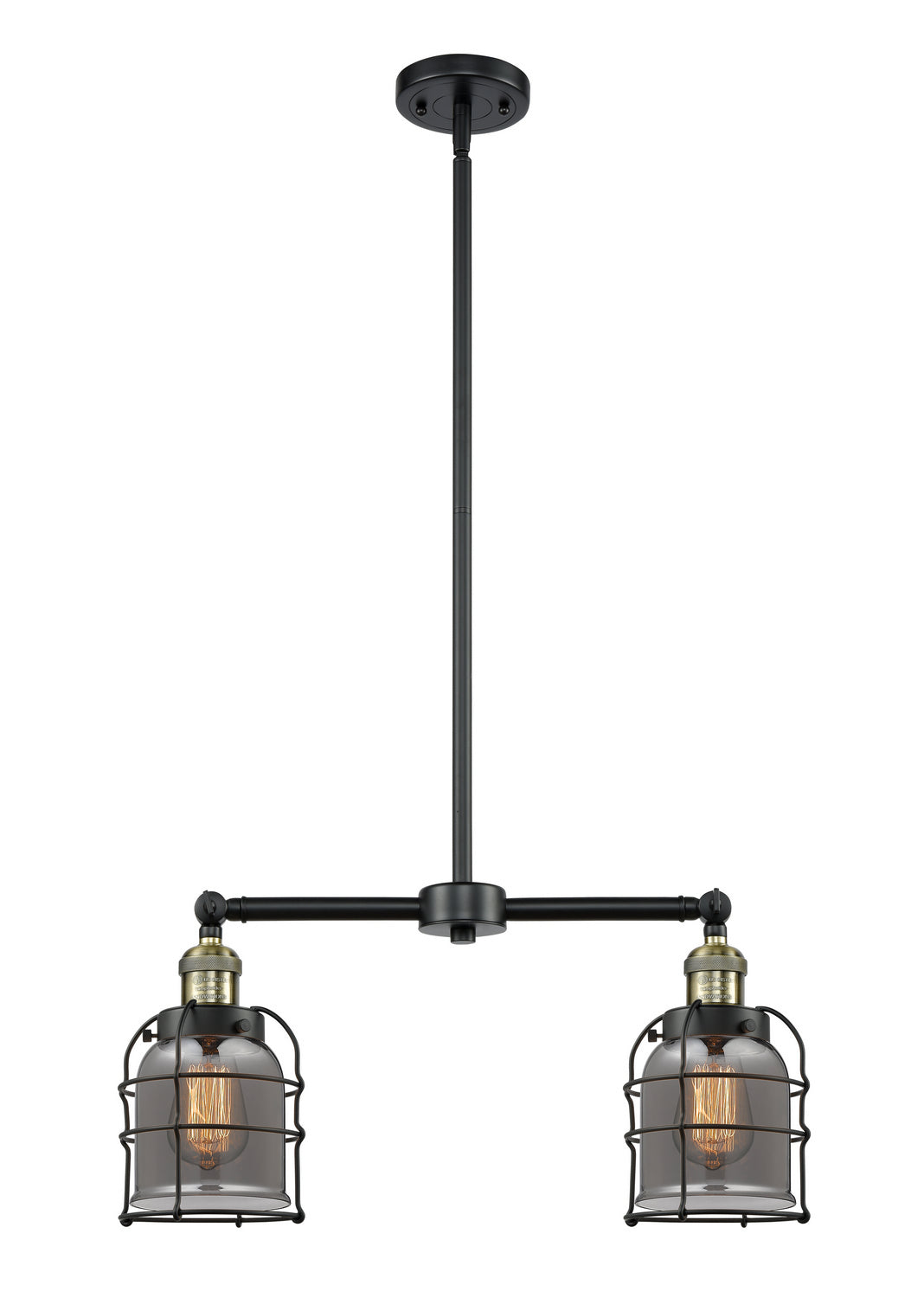 Innovations Franklin Restoration 209-BAB-G53-CE-LED Pendant Light - Black Antique Brass