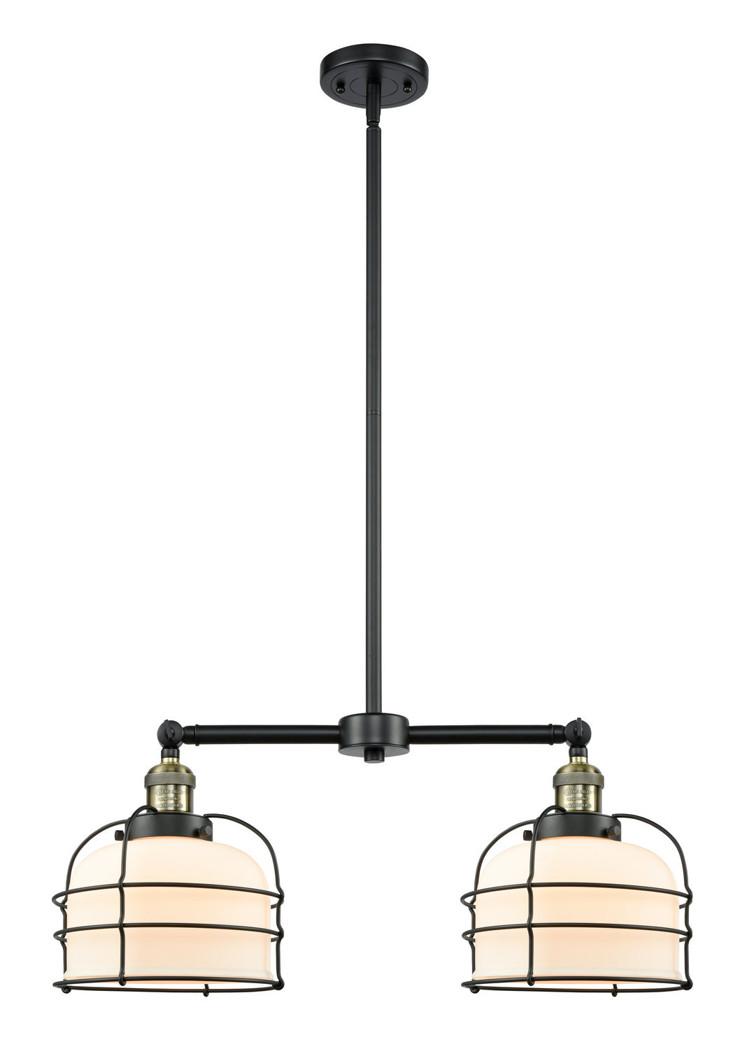 Innovations Franklin Restoration 209-BAB-G71-CE Pendant Light - Black Antique Brass