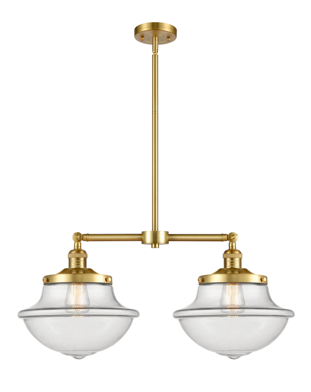 Innovations Franklin Restoration 209-SG-G542 Pendant Light - Satin Gold