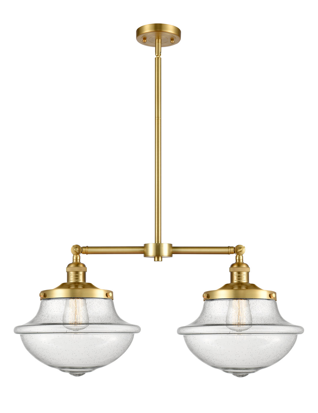 Innovations Franklin Restoration 209-SG-G544-LED Pendant Light - Satin Gold