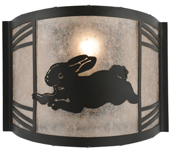 Meyda Tiffany Rabbit On The Loose 110558 Wall Light - Black