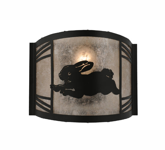 Meyda Tiffany Rabbit On The Loose 110558 Wall Light - Black