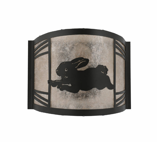 Meyda Tiffany Rabbit On The Loose 110558 Wall Light - Black