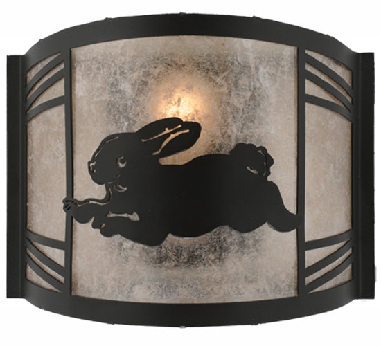 Meyda Tiffany Rabbit On The Loose 110558 Wall Light - Black