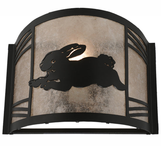 Meyda Tiffany Rabbit On The Loose 110558 Wall Light - Black